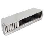 Forno Frassanito 48-Inch Recessed Range Hood, Stainless Steel Baffle Filters, LED Lighting - BonPrix Électroménagers