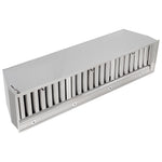 Forno Frassanito 48-Inch Recessed Range Hood, Stainless Steel Baffle Filters, LED Lighting - BonPrix Électroménagers