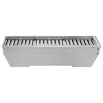 Forno Frassanito 48-Inch Recessed Range Hood, Stainless Steel Baffle Filters, LED Lighting - BonPrix Électroménagers