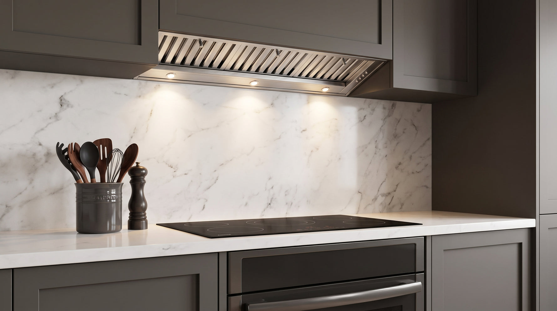 Hotte de cuisine encastrée Forno Frassanito de 48 pouces, filtres à baffle en acier inoxydable, éclairage LED
