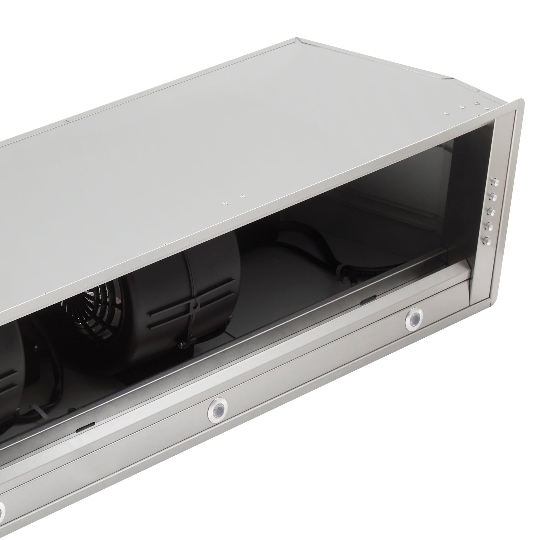 Forno Frassanito 60-Inch Recessed Range Hood, Stainless Steel Baffle Filters, LED Lighting - BonPrix Électroménagers