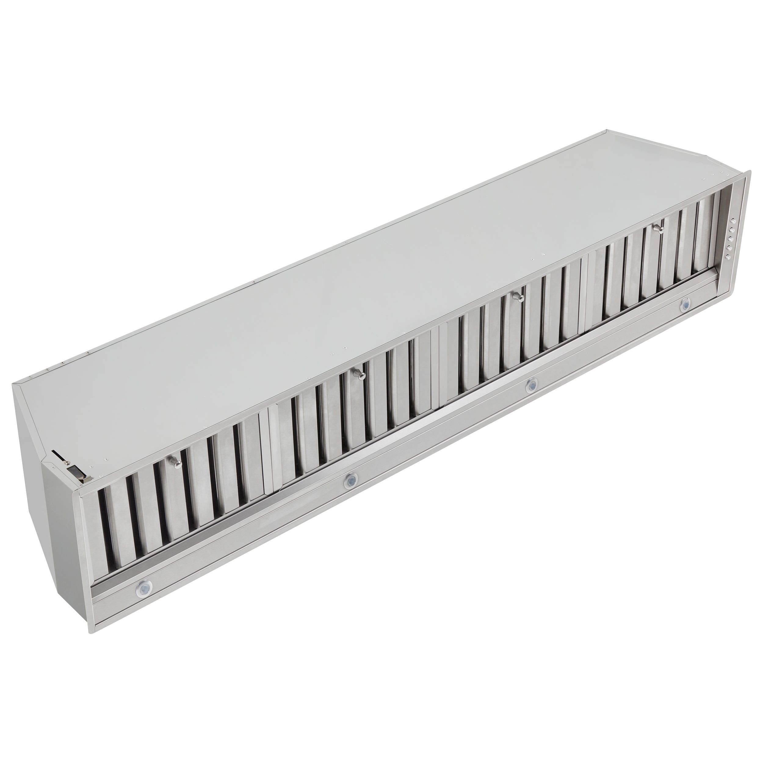 Forno Frassanito 60-Inch Recessed Range Hood, Stainless Steel Baffle Filters, LED Lighting - BonPrix Électroménagers