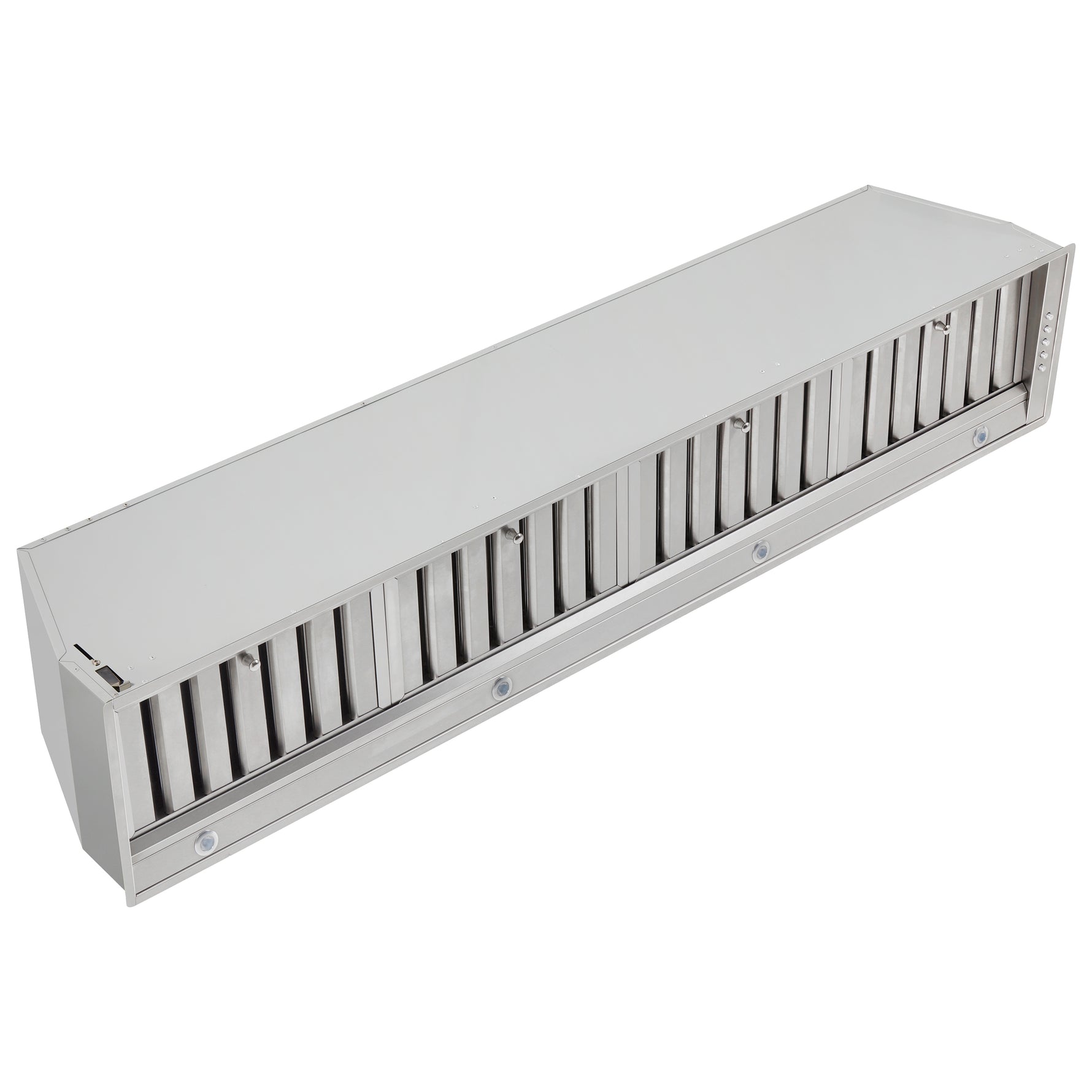 Forno Frassanito 60-Inch Recessed Range Hood, Stainless Steel Baffle Filters, LED Lighting - BonPrix Électroménagers