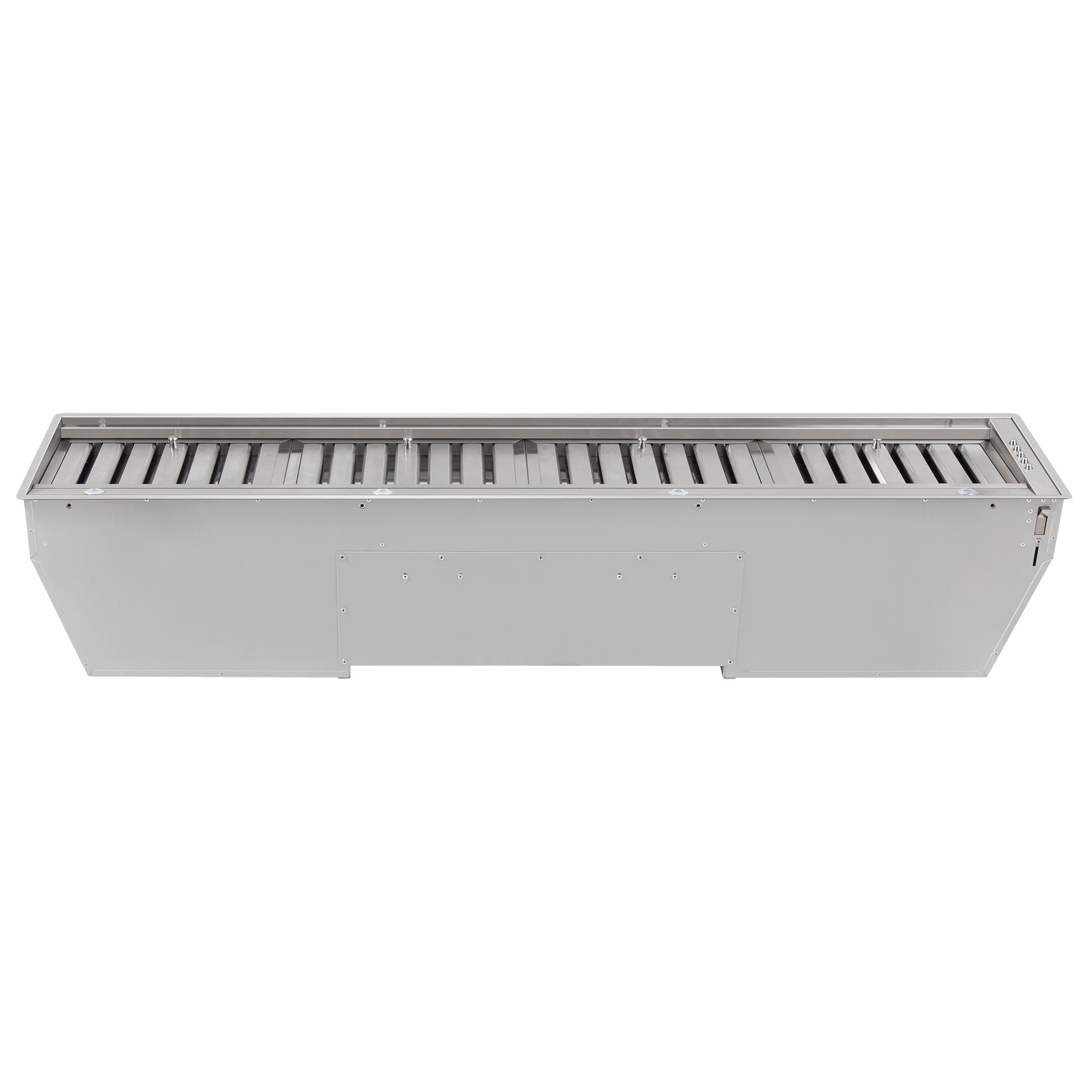 Forno Frassanito 60-Inch Recessed Range Hood, Stainless Steel Baffle Filters, LED Lighting - BonPrix Électroménagers