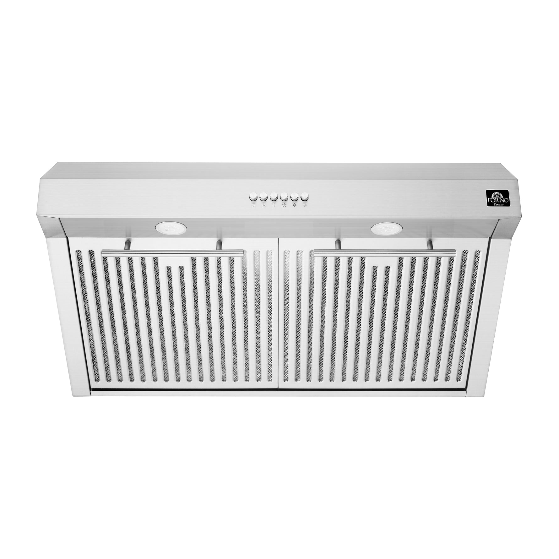 FORNO Premium 4-Piece Kitchen Bundle - 30" Electric Range, 30" Range Hood, 31" French Door Refrigerator, 24" Built-In Dishwasher, Stainless Steel - FBDL-010-01CA - BonPrix Électroménagers