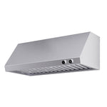 Forno Biagio 48-Inch Wall Mounted Range Hood, Stainless Steel, Heavy Duty - BonPrix Électroménagers