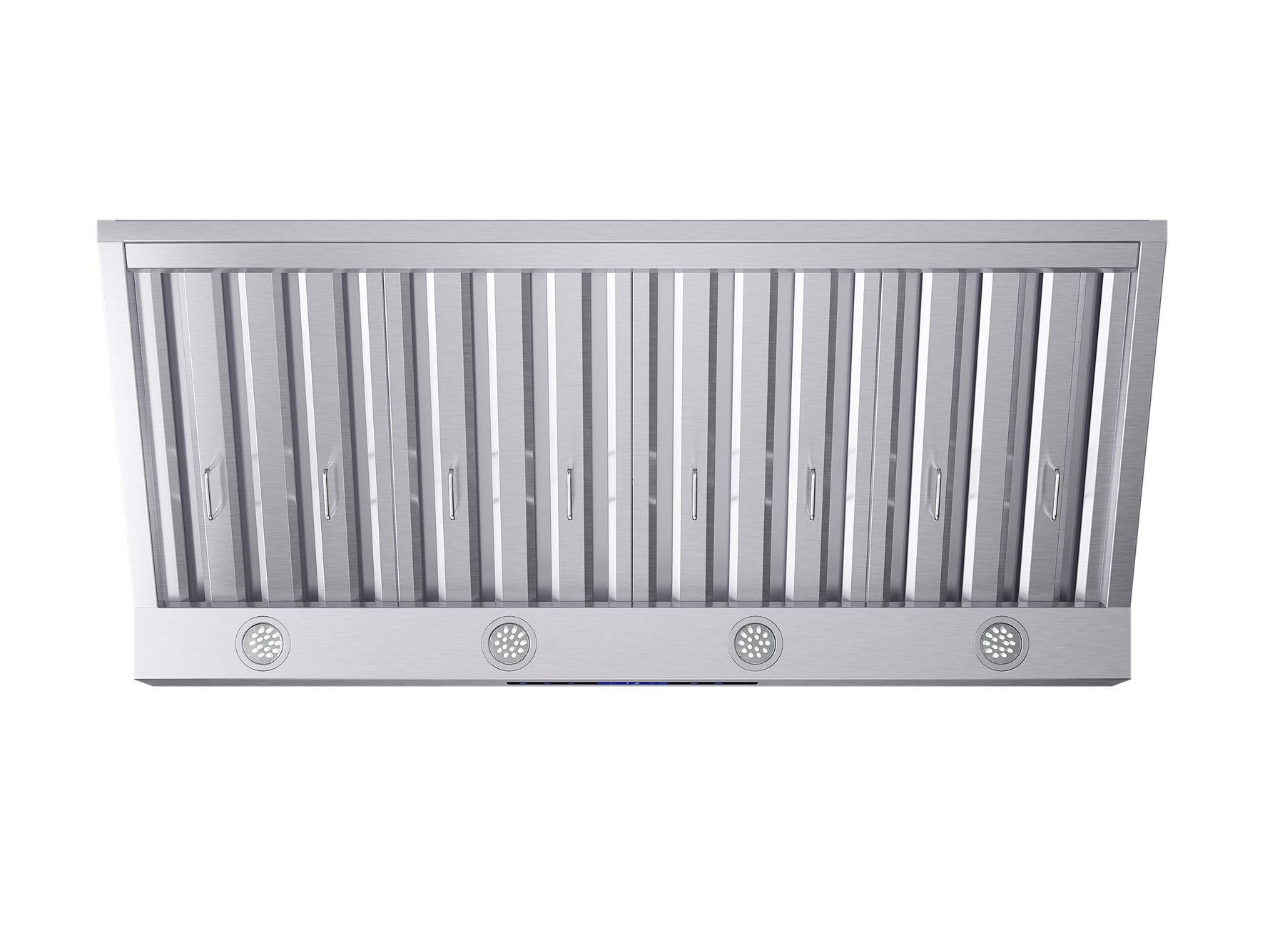 Forno Palazzo 48-Inch Wall Mounted Range Hood, Stainless Steel, Heavy Duty Baffle Filters, Remote Control - BonPrix Électroménagers