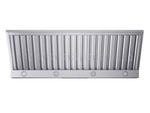 Forno Palazzo 60-Inch Wall Mounted Range Hood, Stainless Steel, Heavy Duty Baffle Filters, Remote Control - BonPrix Électroménagers