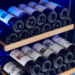 Forno Avellino 24-Inch Dual Zone Wine Cooler, 16 cu.ft, Adjustable Temperature Zones, Stainless Steel - BonPrix Électroménagers