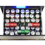 Forno Azienda 24-Inch Dual Temperature Zone Wine Cooler, Up to 108 Bottles, Two Refrigerated Drawers, Adjustable Temperature Zones, Energy Efficient - BonPrix Électroménagers