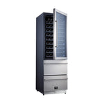 Forno Azienda 24-Inch Dual Temperature Zone Wine Cooler, Up to 108 Bottles, Two Refrigerated Drawers, Adjustable Temperature Zones, Energy Efficient - BonPrix Électroménagers