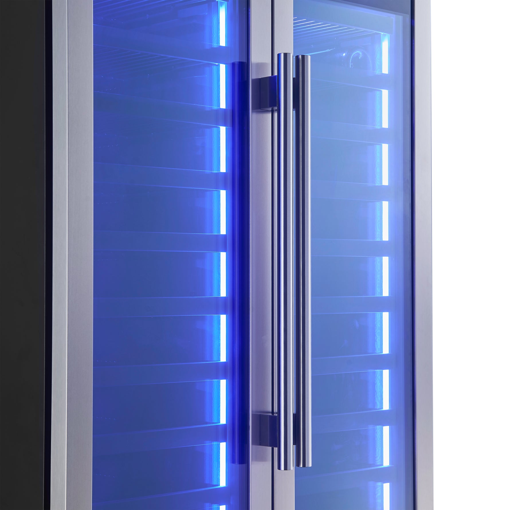 Forno Campania 32-Inch Wine Cooler, Stainless Steel, Dual Wine Zones, Two Beverage Drawers, 17.7 cu.ft - BonPrix Électroménagers
