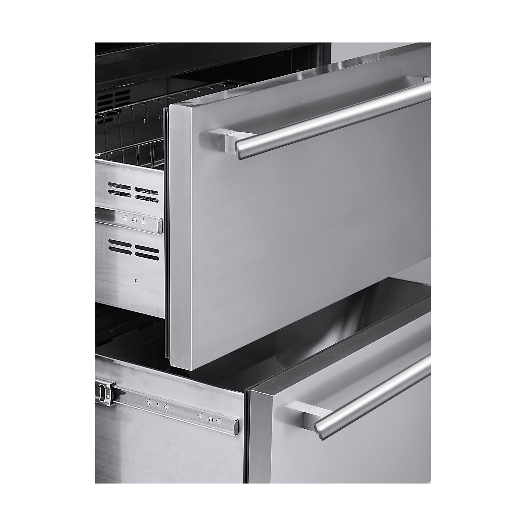 Forno Capraia 30-Inch Dual Temperature Zone Wine Cooler, Up to 144 Bottles, Two Refrigerated Drawers, Adjustable Temperature Zones - BonPrix Électroménagers