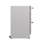Forno Como 24-Inch Indoor Outdoor Drawer Refrigerator, 4.87 cu.ft, Stainless Steel Interior, Adjustable Shelves, LED Lighting - BonPrix Électroménagers