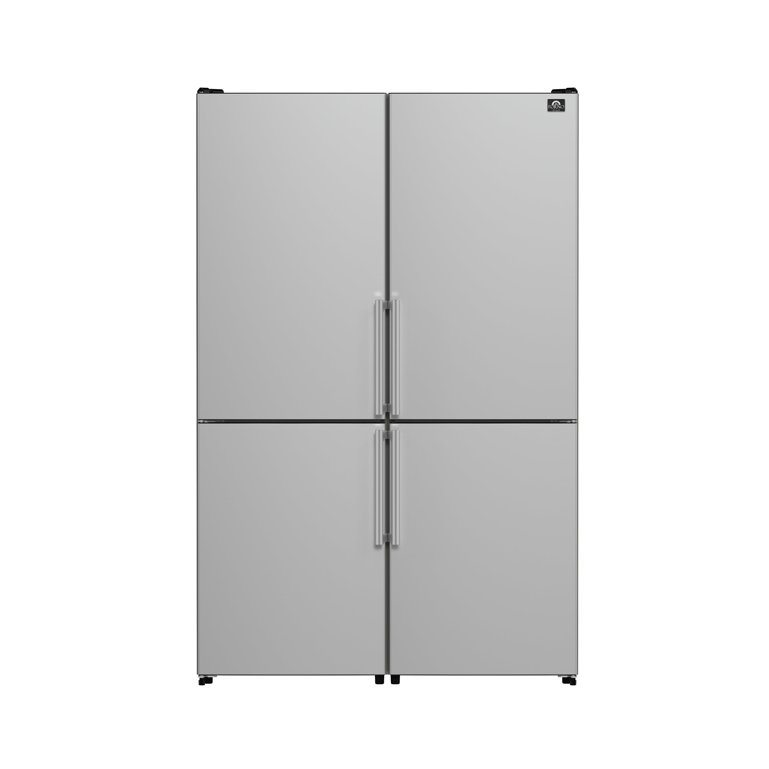Forno Guardia 46.8-Inch Double Bottom Freezer Refrigerators, Total Capacity 21.6 cu.ft, ENERGY STAR Certified - BonPrix Électroménagers