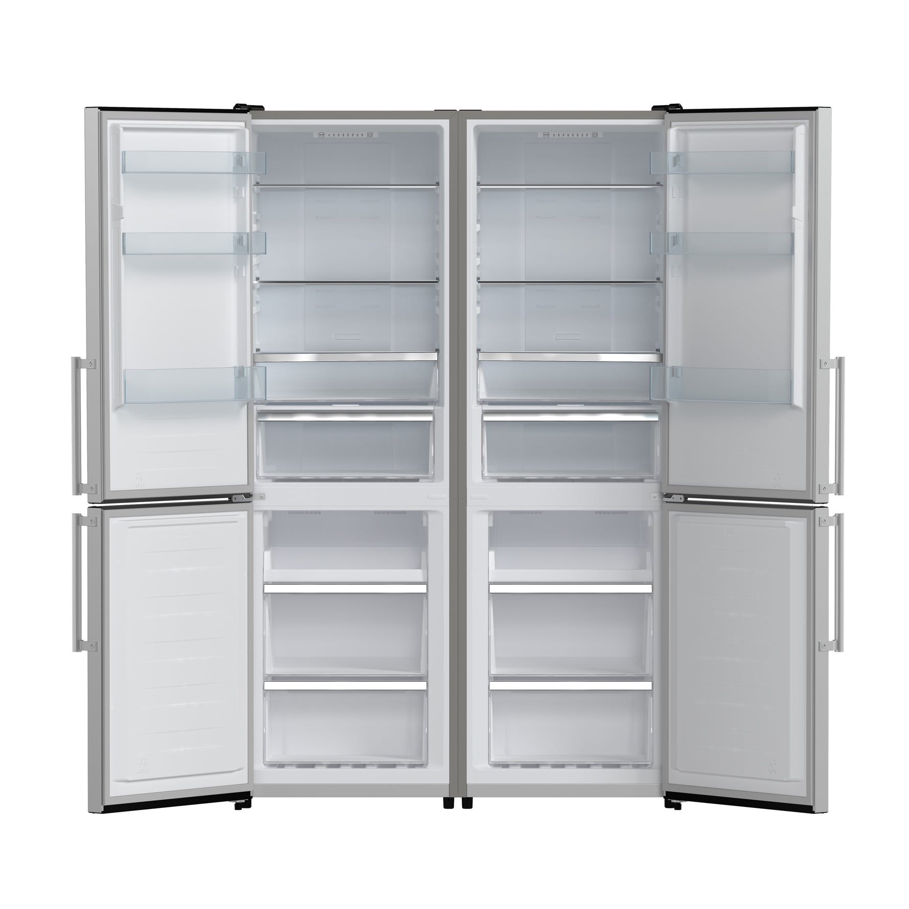 Forno Guardia 46.8-Inch Double Bottom Freezer Refrigerators, Total Capacity 21.6 cu.ft, ENERGY STAR Certified - BonPrix Électroménagers