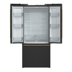 Forno Gallipoli Espresso 30-Inch Black French Door Refrigerator, Bottom Freezer, 17.5 Cu. Ft., No Frost, Ice Maker - BonPrix Électroménagers