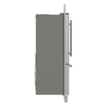 Forno Gallipoli 30-Inch French Door Refrigerator, 17.5 cu.ft Capacity, Decorative Grill, 34-Inch Width, Stainless Steel, No Frost Technology, Energy Efficient - BonPrix Électroménagers