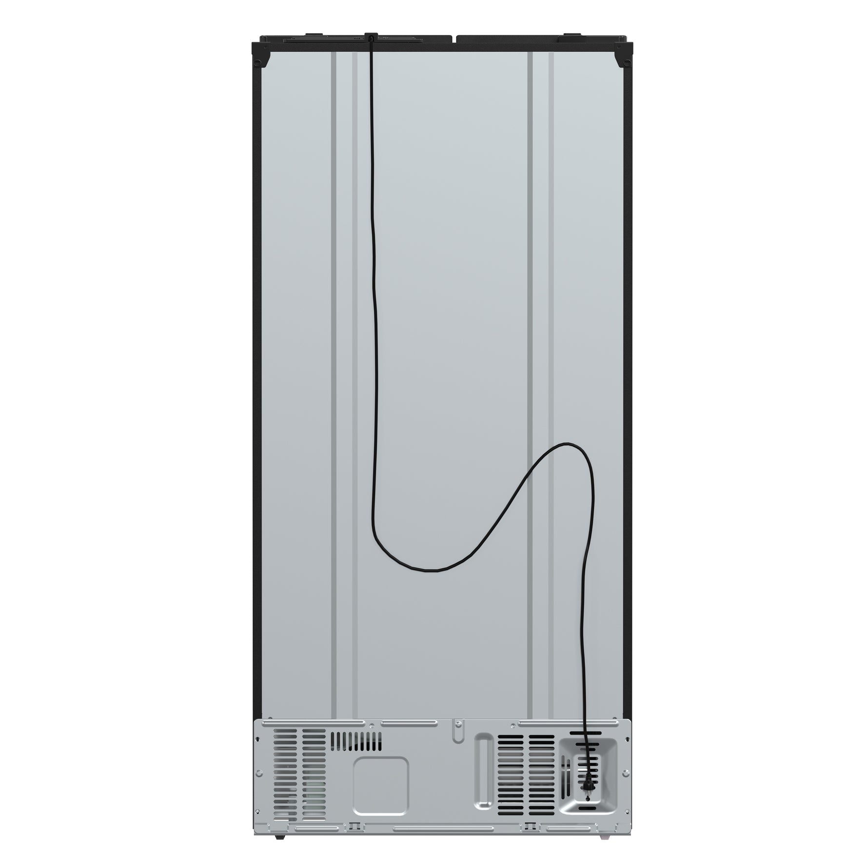 Forno Salerno Espresso 33-Inch Black Side-by-Side Refrigerator, 15.6 Cu. Ft., Energy-Efficient, No Frost, Modern Design - BonPrix Électroménagers