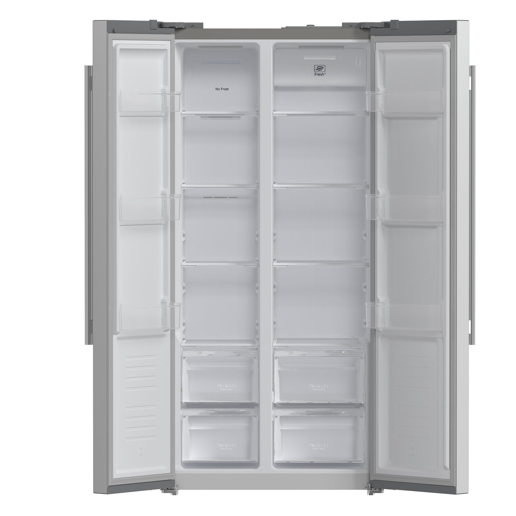 Forno Salerno 33-Inch Side-by-Side Stainless Steel Refrigerator, 15.6 cu.ft, ENERGY STAR Certified - BonPrix Électroménagers