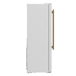Forno Salerno Espresso 33-Inch White Side-by-Side Refrigerator, 15.6 Cu. Ft., Energy-Efficient, No Frost, Modern Design - BonPrix Électroménagers