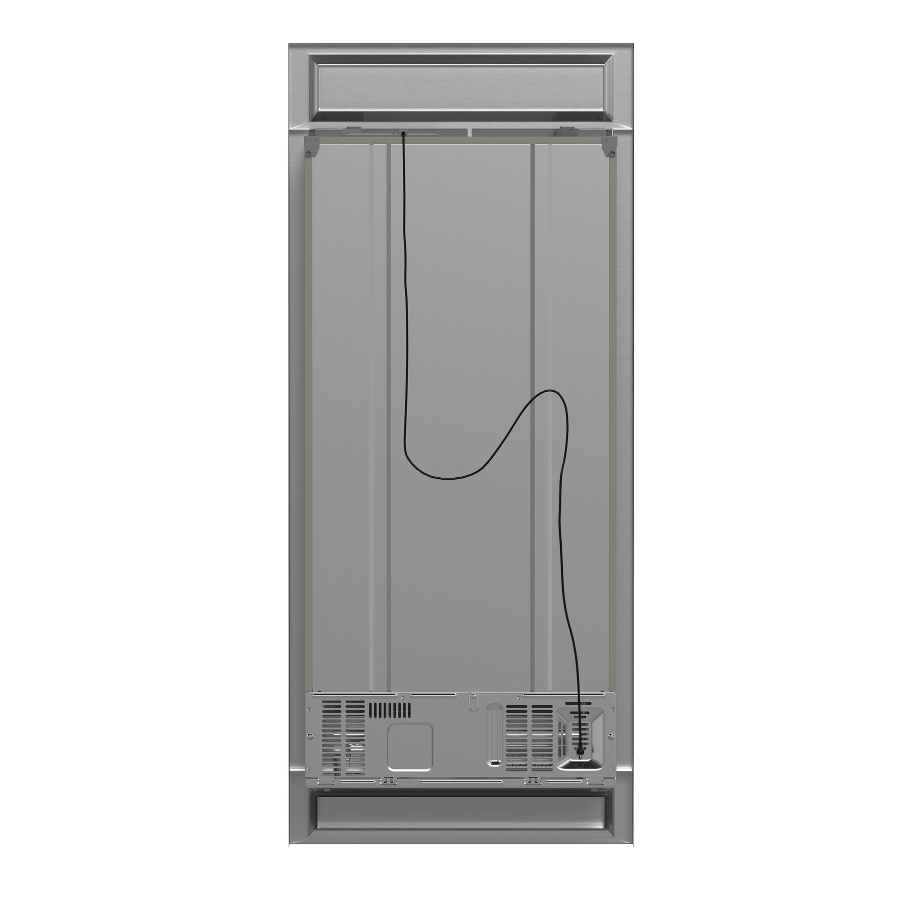 Forno Salerno 37-Inch Built-In Stainless Steel Refrigerator, 15.6 cu.ft, Modern Decorative Grill, ENERGY STAR Certified - BonPrix Électroménagers