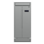 Forno Salerno 37-Inch Built-In Stainless Steel Refrigerator, 15.6 cu.ft, Modern Decorative Grill, ENERGY STAR Certified - BonPrix Électroménagers