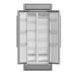 Forno Salerno 37-Inch Built-In Stainless Steel Refrigerator, 15.6 cu.ft, Modern Decorative Grill, ENERGY STAR Certified - BonPrix Électroménagers