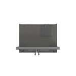 Forno Salerno 37-Inch Built-In Stainless Steel Refrigerator, 15.6 cu.ft, Modern Decorative Grill, ENERGY STAR Certified - BonPrix Électroménagers