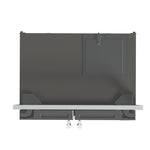 Forno Salerno 37-Inch Built-In Stainless Steel Refrigerator, 15.6 cu.ft, Decorative Grill, ENERGY STAR Certified - BonPrix Électroménagers