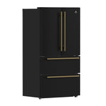 Forno Moena Espresso 36-Inch Black French Door Refrigerator, 19.2 Cu. Ft., Frost-Free, Automatic Ice Maker, ENERGY STAR Certified - BonPrix Électroménagers