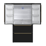 Forno Moena Espresso 36-Inch Black French Door Refrigerator, 19.2 Cu. Ft., Frost-Free, Automatic Ice Maker, ENERGY STAR Certified - BonPrix Électroménagers
