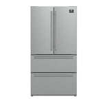 Forno Moena 36-Inch French Door Refrigerator, 19.2 cu.ft, Counter Depth, Ice Maker, Stainless Steel Interior Panel, ENERGY STAR Certified - BonPrix Électroménagers