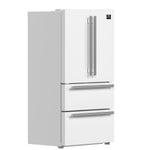 Forno Moena Espresso 36-Inch White French Door Refrigerator, 19.2 Cu. Ft., Frost-Free, Automatic Ice Maker, ENERGY STAR Certified - BonPrix Électroménagers