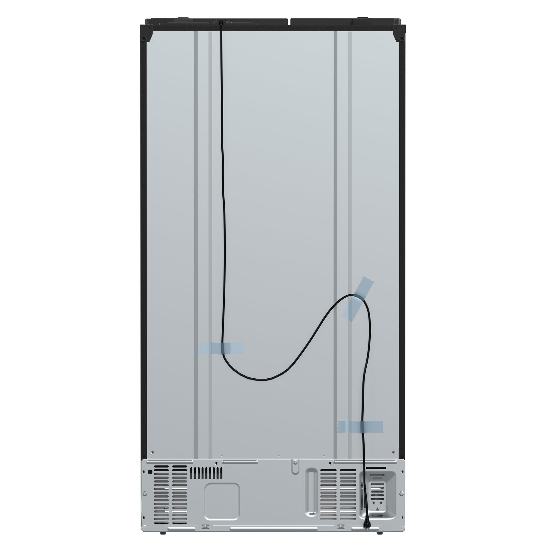 Forno Salerno Espresso 36-Inch Black Side-by-Side Refrigerator, 20 Cu. Ft., Frost-Free, Ice & Water Dispenser, ENERGY STAR Certified - BonPrix Électroménagers