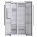 Forno Salerno Espresso 36-Inch White Side-by-Side Refrigerator, 20 Cu. Ft., Frost-Free, Ice & Water Dispenser, ENERGY STAR Certified - BonPrix Électroménagers