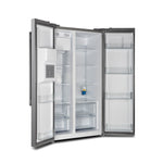 Forno Salerno 40-Inch Built-In Stainless Steel Refrigerator, 20 cu.ft, Decorative Grill, ENERGY STAR Certified - BonPrix Électroménagers