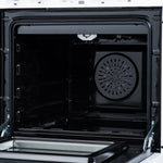 Forno Breno 24 Inch Freestanding Gas Range in White with Antique Brass, Compact Design - BonPrix Électroménagers