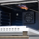 Forno Massimo 30-Inch Black Freestanding Gas Range, 5 Burners, True Convection Oven - BonPrix Électroménagers