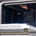 Forno Massimo 30-Inch White Freestanding Gas Range, 5 Burners, True Convection Oven - BonPrix Électroménagers