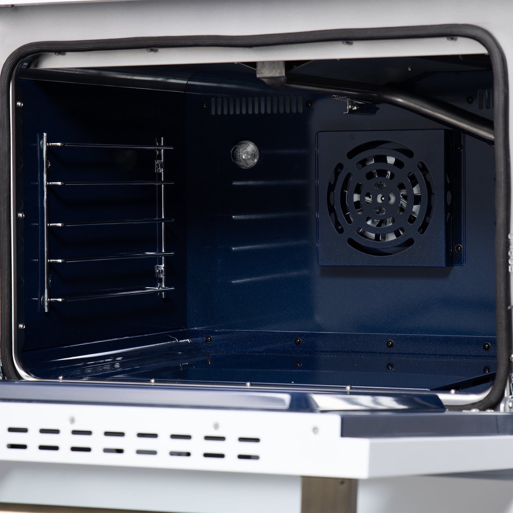 Forno Massimo 30-Inch White Freestanding Gas Range, 5 Burners, True Convection Oven - BonPrix Électroménagers