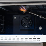 Forno Massimo 48-Inch White Freestanding Gas Range, 8 Burners, True Convection Oven - BonPrix Électroménagers