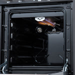 Forno Lamazze 20 Inch Freestanding Gas Range in Black, Compact Design - BonPrix Électroménagers