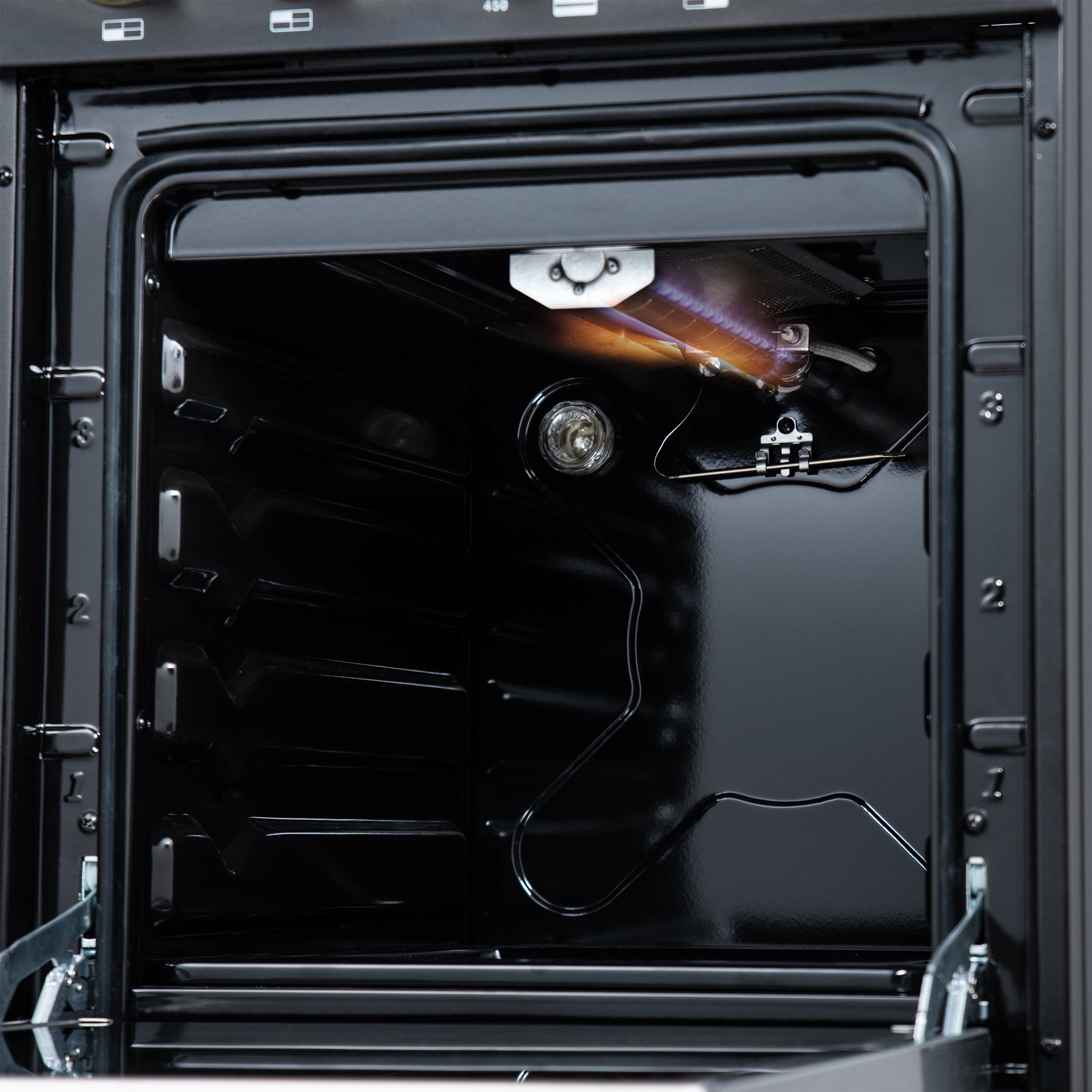 Forno Lamazze 20 Inch Freestanding Gas Range in Black, Compact Design - BonPrix Électroménagers
