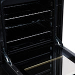 Forno Lamazze 20 Inch Freestanding Gas Range in Black, Compact Design - BonPrix Électroménagers
