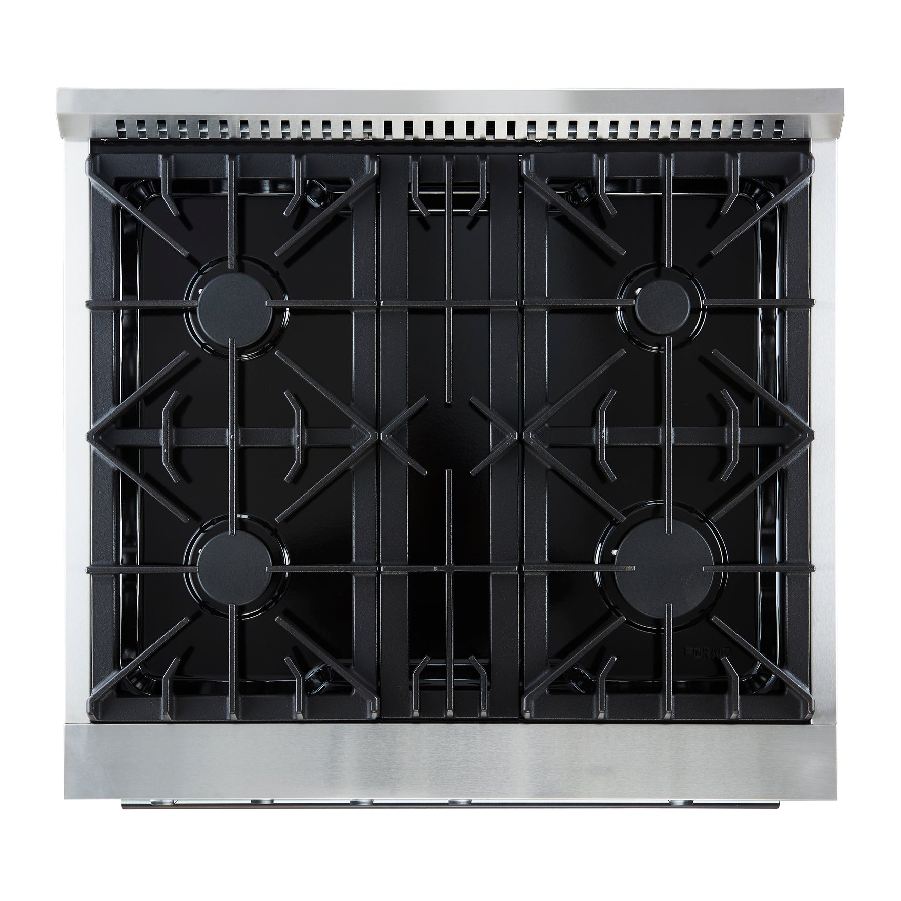 Cuisinière à gaz Marco de 30 pouces en acier inoxydable, 4 brûleurs 37 000 BTU, four à convection de 4,32 pi³