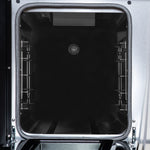 Valente 48" Gas Range in Black, 8 Sealed Burnes, 94 000 BTU Cooktop Output, 6.7 Cu.Ft. Double Oven, Telescopic Racks - BonPrix Électroménagers
