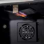 Marco 36-Inch Gas Range Black & Antique Brass Design, 6 Burners 67,000 BTU, 5.36 cu.ft. Convection Oven - BonPrix Électroménagers