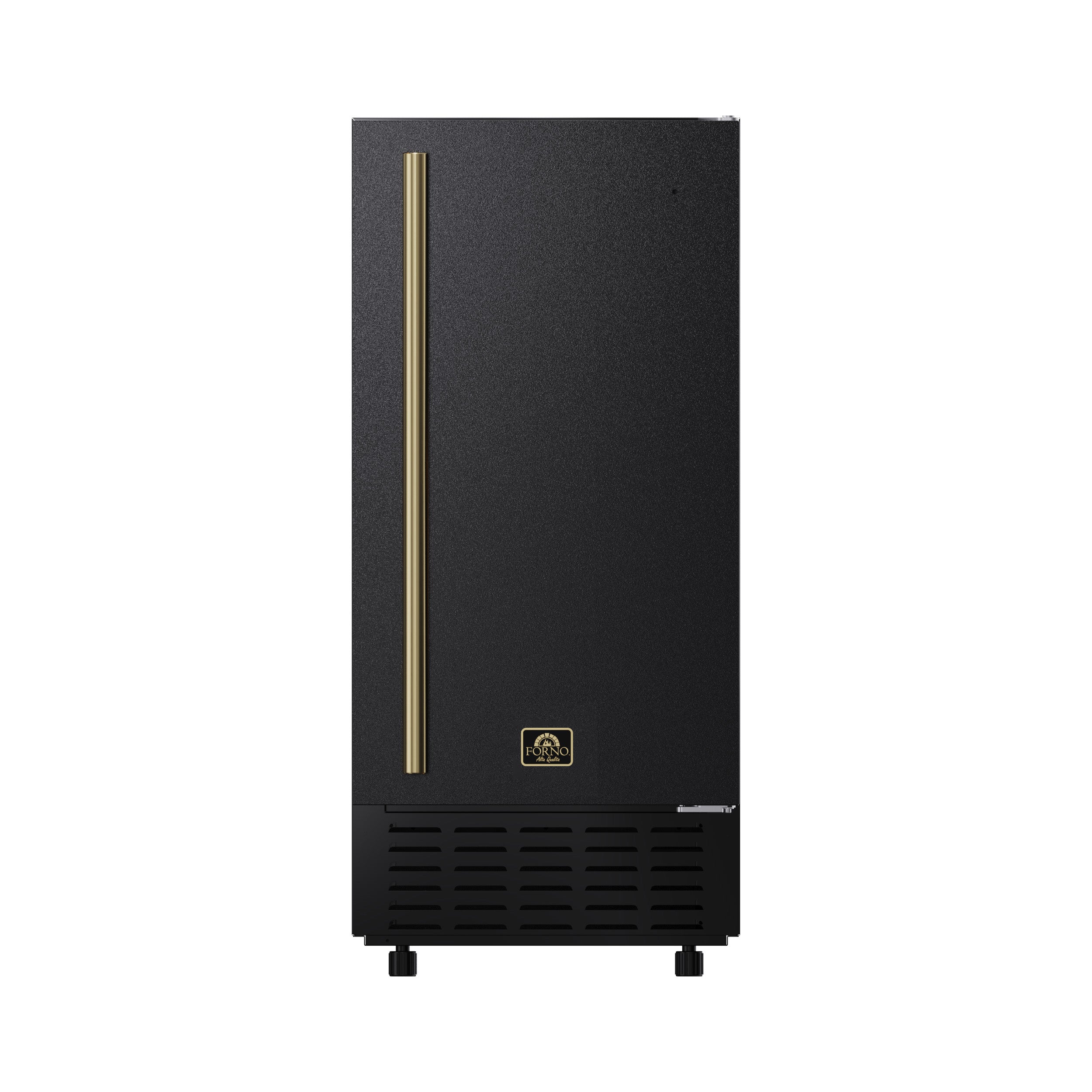 Cristallo 15 Inch Freestanding/Undercounter Ice maker, 66.1 lbs Chewable nugget, 8 kg / 17.6 lbs of ice storage, Black