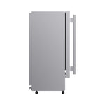Cristallo 15 Inch Freestanding/Undercounter Ice maker, 66.1 lbs Chewable nugget, 8 kg / 17.6 lbs of ice storage, Stainless steel